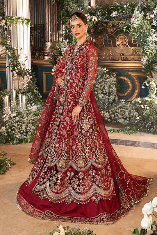 3 Piece Unstitched Embroidered Organza Suit | BD-2908